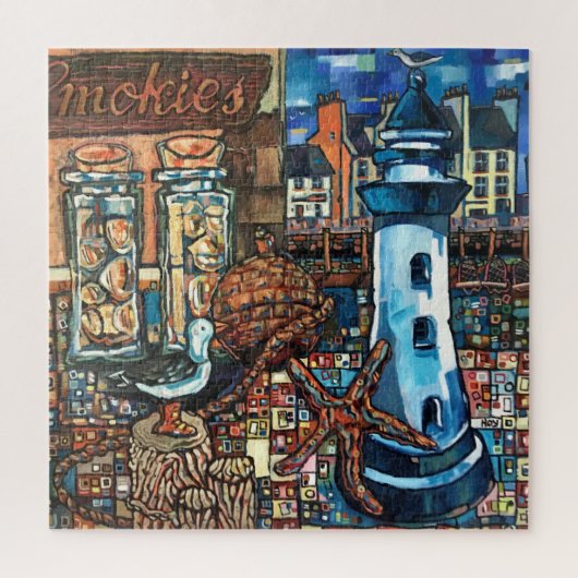 Jigsaw Puzzle - Arbroath Harbor (Vertikal)