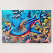 Jigsaw Puzzle Art Whale Shark (Horizontal)