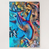 Jigsaw Puzzle Art Whale Shark (Vertikal)