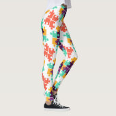 Jigsaw Puzzle Autism Muster Geschenk Niedlichen So Leggings (Rechts)
