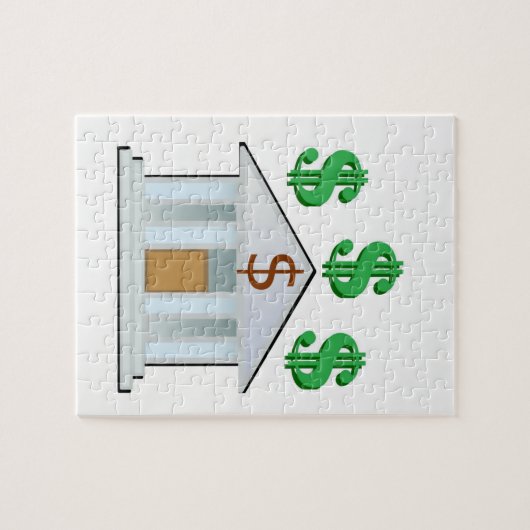 Jigsaw Puzzle Banker (Horizontal)