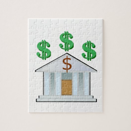 Jigsaw Puzzle Banker (Vertikal)