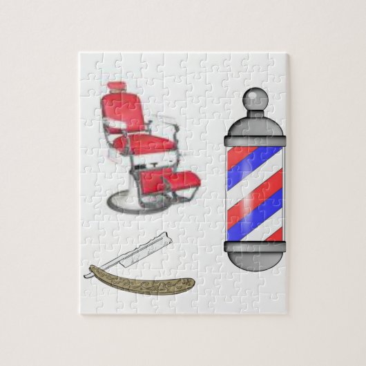 Jigsaw Puzzle Barber (Vertikal)