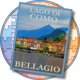 JIGSAW PUZZLE - Bellagio Italien Reiseplaner