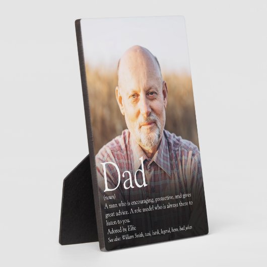 Jigsaw Puzzle: Bester Vater je Definition Foto Fotoplatte (Seite)