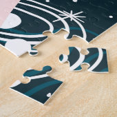 Jigsaw Puzzle bleibe Magical Unicorn Design (Seite)