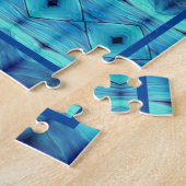 Jigsaw Puzzle Blue Morpho Butterfly (Seite)