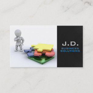 Jigsaw Puzzle Business Card Visitenkarte