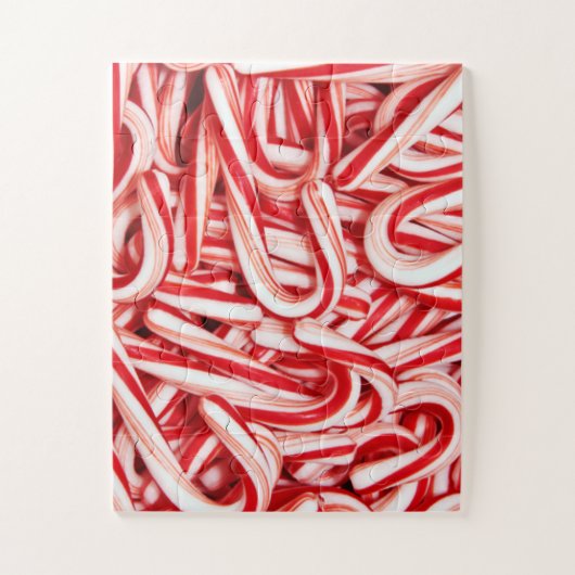 Jigsaw Puzzle Candy Canes (Vertikal)