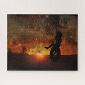Jigsaw Puzzle Child in Tire Swing (Horizontal)