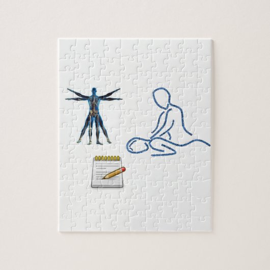 Jigsaw Puzzle Chiropraktor (Vertikal)
