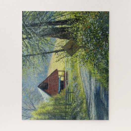 Jigsaw Puzzle "Deer Crossing" (Vertikal)