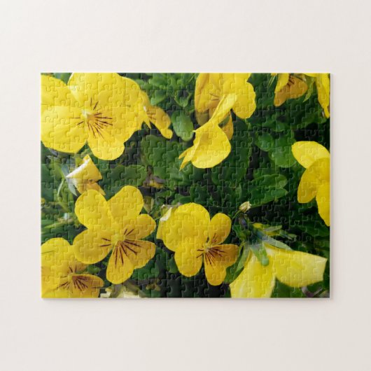 Jigsaw-Puzzle der kreativen Gelben Blume Foto Puzzle (Horizontal)