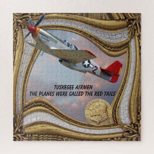 Jigsaw-Puzzle der Tuskegee Airmen-RED-SCHWANZ Puzzle (Vertikal)
