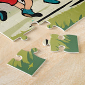 Jigsaw-Puzzle des Kindes mit Geschenkboxen Puzzle (Seite)
