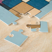 Jigsaw-Puzzle des Kindes mit Geschenkboxen Puzzle (Seite)