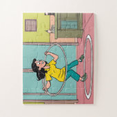Jigsaw-Puzzle des Kindes mit Geschenkboxen Puzzle (Vertikal)
