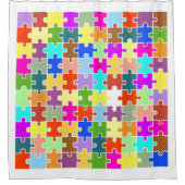JigSaw Puzzle Duschvorhang (Vorderseite)