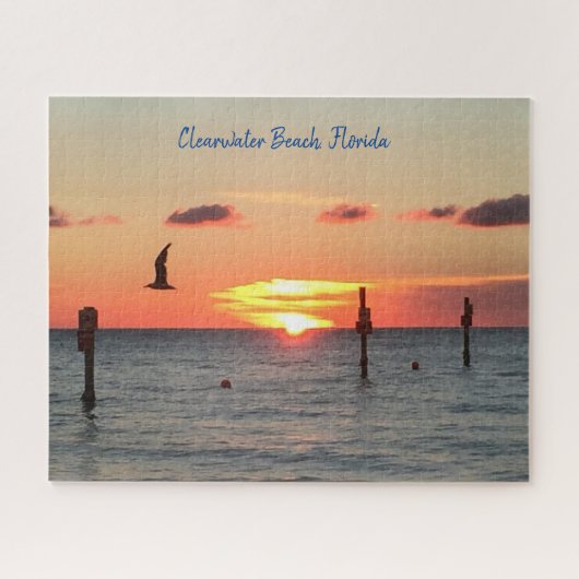 Jigsaw Puzzle eines Sonnenuntergangs am Clearwater (Horizontal)