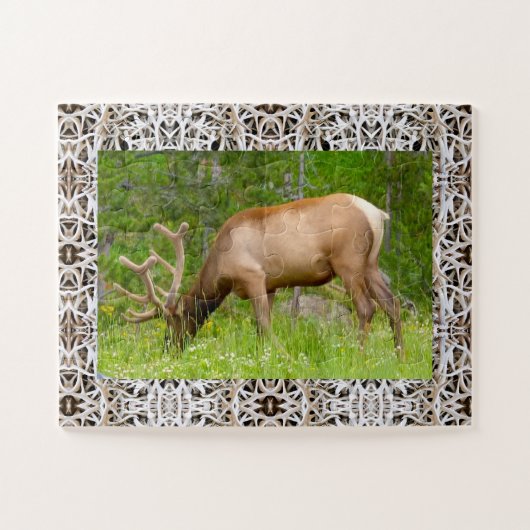 Jigsaw Puzzle Elk (Horizontal)