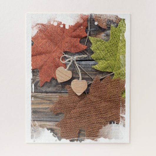 Jigsaw-Puzzle Fall Hearts Puzzle (Vertikal)