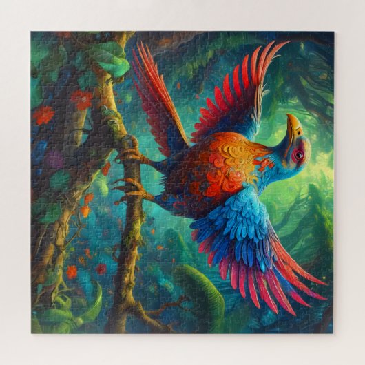 Jigsaw Puzzle Fantasy Costa Rican Bird (Horizontal)