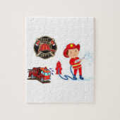 Jigsaw Puzzle Fireman (Vertikal)