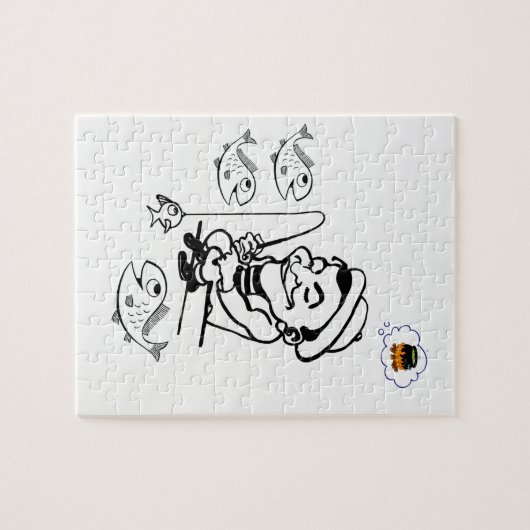 Jigsaw Puzzle Fisherman (Horizontal)