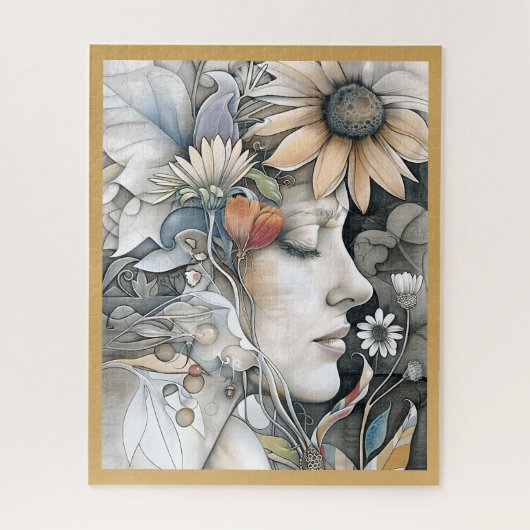 JIGSAW PUZZLE - Flower Girl #1 (Vertikal)