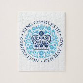 Jigsaw Puzzle for 2023 Coronation - Blue (Vertikal)
