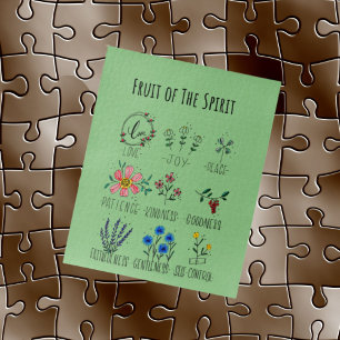 Jigsaw-Puzzle Frucht des Geistes  christliche Schr Puzzle