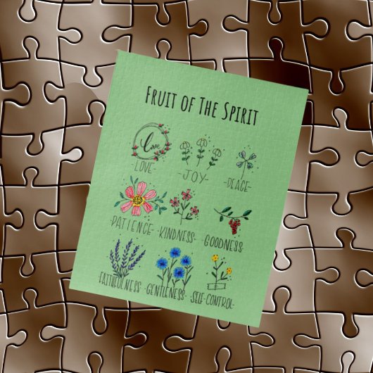 Jigsaw Puzzle Frucht of Spirit Christliche Schrift