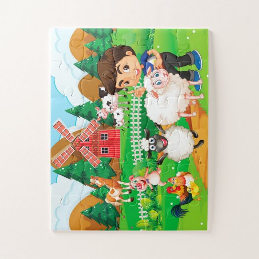 Jigsaw-Puzzle für Kinder Puzzle (Vertikal)