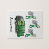 Jigsaw Puzzle Garbage Truck (Horizontal)