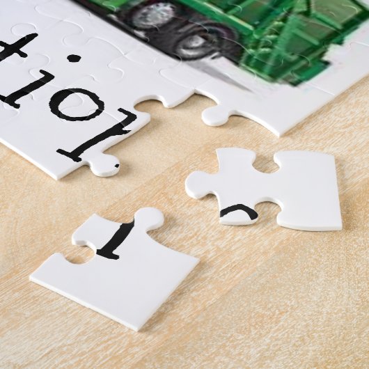 Jigsaw Puzzle Garbage Truck (Seite)