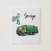 Jigsaw Puzzle Garbage Truck (Vertikal)