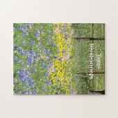 Jigsaw Puzzle Geschenkboxen Bluebonnets und Wildbl (Horizontal)