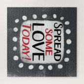 Jigsaw Puzzle gibt heute Liebe (Horizontal)