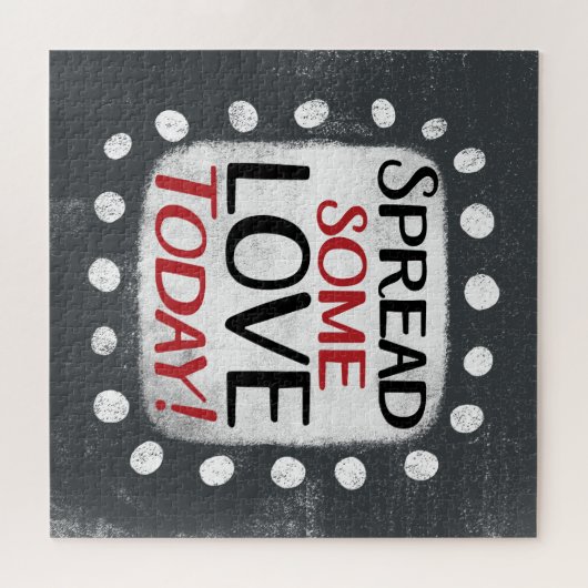 Jigsaw Puzzle gibt heute Liebe (Horizontal)