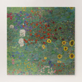 JIGSAW PUZZLE: GUSTAV KLIMT: FARM GARDEN PUZZLE (Horizontal)