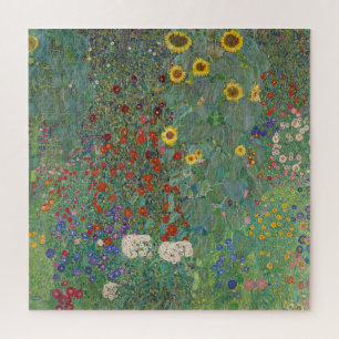 JIGSAW PUZZLE: GUSTAV KLIMT: FARM GARDEN PUZZLE