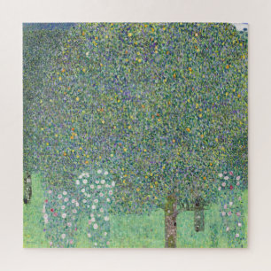 JIGSAW PUZZLE: GUSTAV KLIMT: ROSEBUSHES  PUZZLE