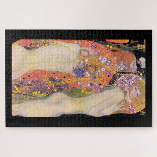 JIGSAW PUZZLE: GUSTAV KLIMT : WASSERSERDIENSTE II PUZZLE (Horizontal)