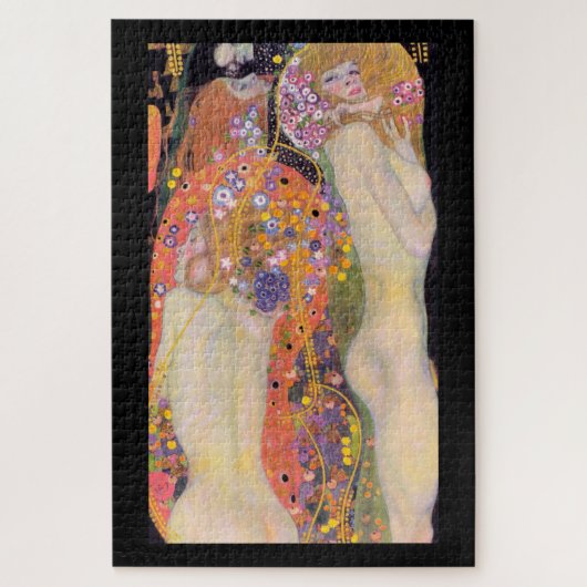JIGSAW PUZZLE: GUSTAV KLIMT : WASSERSERDIENSTE II PUZZLE (Vertikal)