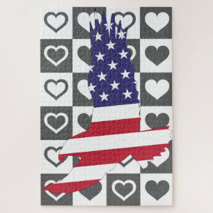 Jigsaw Puzzle Hearts