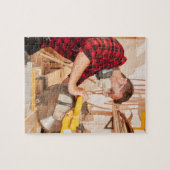 Jigsaw Puzzle I Carpenter in Werkstatt (Horizontal)