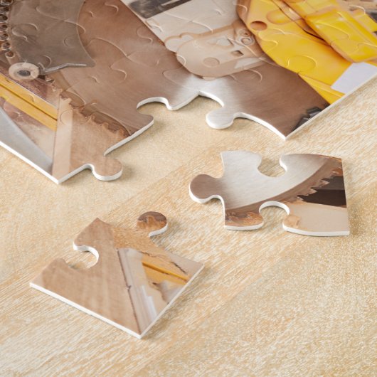 Jigsaw Puzzle I Carpenter in Werkstatt (Seite)