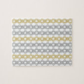 Jigsaw-Puzzle im Silver- und Gold-Muster Puzzle (Horizontal)