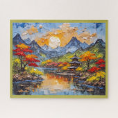 JIGSAW PUZZLE - Japanische Landschaft - Digitale K (Horizontal)