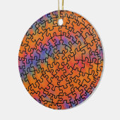 Jigsaw Puzzle Keramikornament (Links)